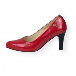 Lux by Dessi F873 magassarkú női cipő piros