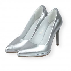 Lux by Dessi P-9103-P magassarkú női cipő ezüst