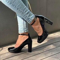 Tamaris 24418-41 női cipő fekete lakk