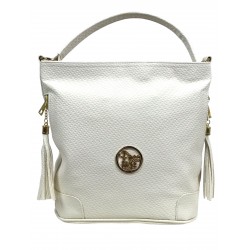 Prestige M-86-1 női táska fehér-arany