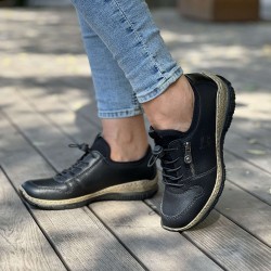Rieker N32G0-00 női cipő fekete