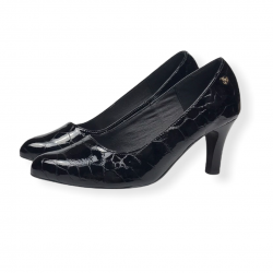 Lux by Dessi F873 magassarkú női cipő fekete